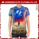 OEM Service All Over Print Short Sleeve Polyester T-Shirt (ELTMTJ-160)