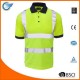 Hi Viz Navy Collar Safety Work Wear Polo T-Shirt