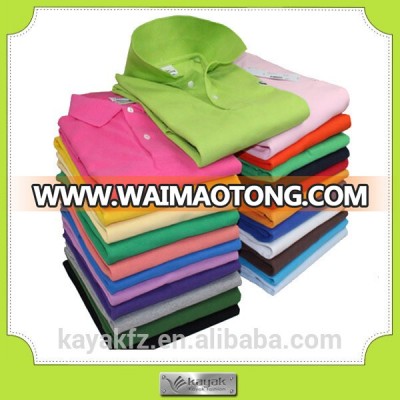 custom wholesale polyester promotional low quality t-shirt & polo shirt