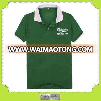 Customized sponsor promotional polo shirt for beer