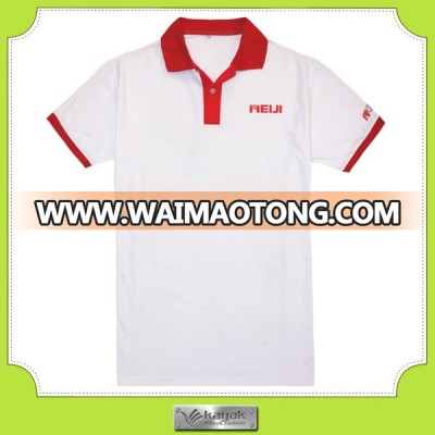 Design your own polo shirt cutom embroidery logo shirt with high collar