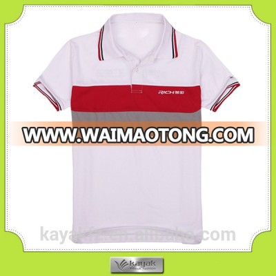 advertising custom-made stripes polo mens tshirt