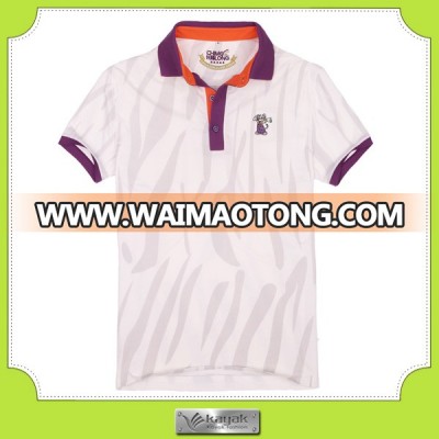 Custom new polo shirt design for men with embroidery logo