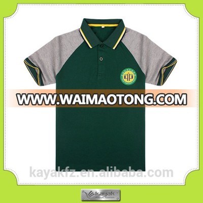 Customized cotton children's school uniform polo shirt