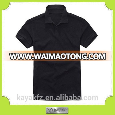 cotton blank wholesales men black polo shirts