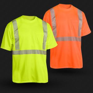 High Visibility Reflective T-Shirt with ANSI107 (T-002)